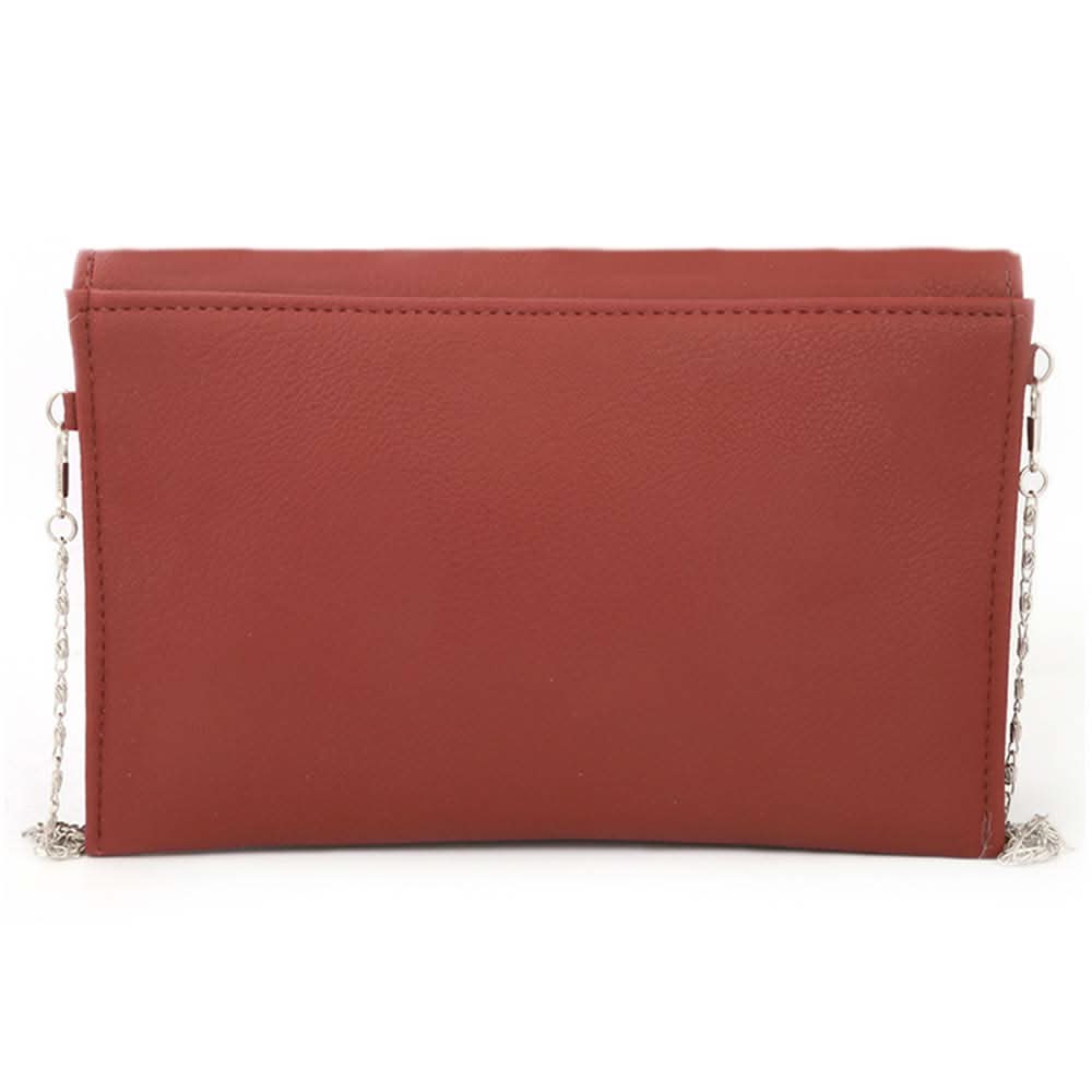 Women's Clutch (Kam-245) - Maroon, Women, Clutches, Chase Value, Chase Value