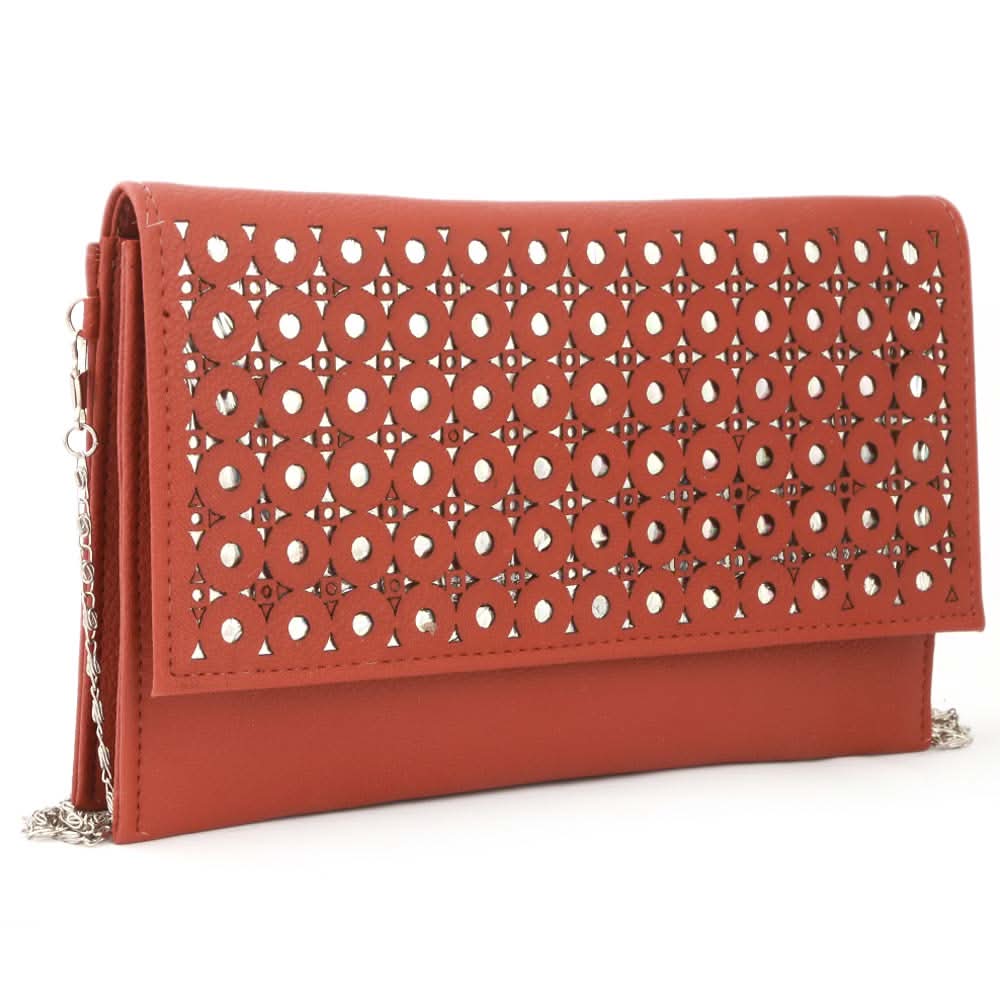 Women's Clutch (Kam-245) - Rust, Women, Clutches, Chase Value, Chase Value