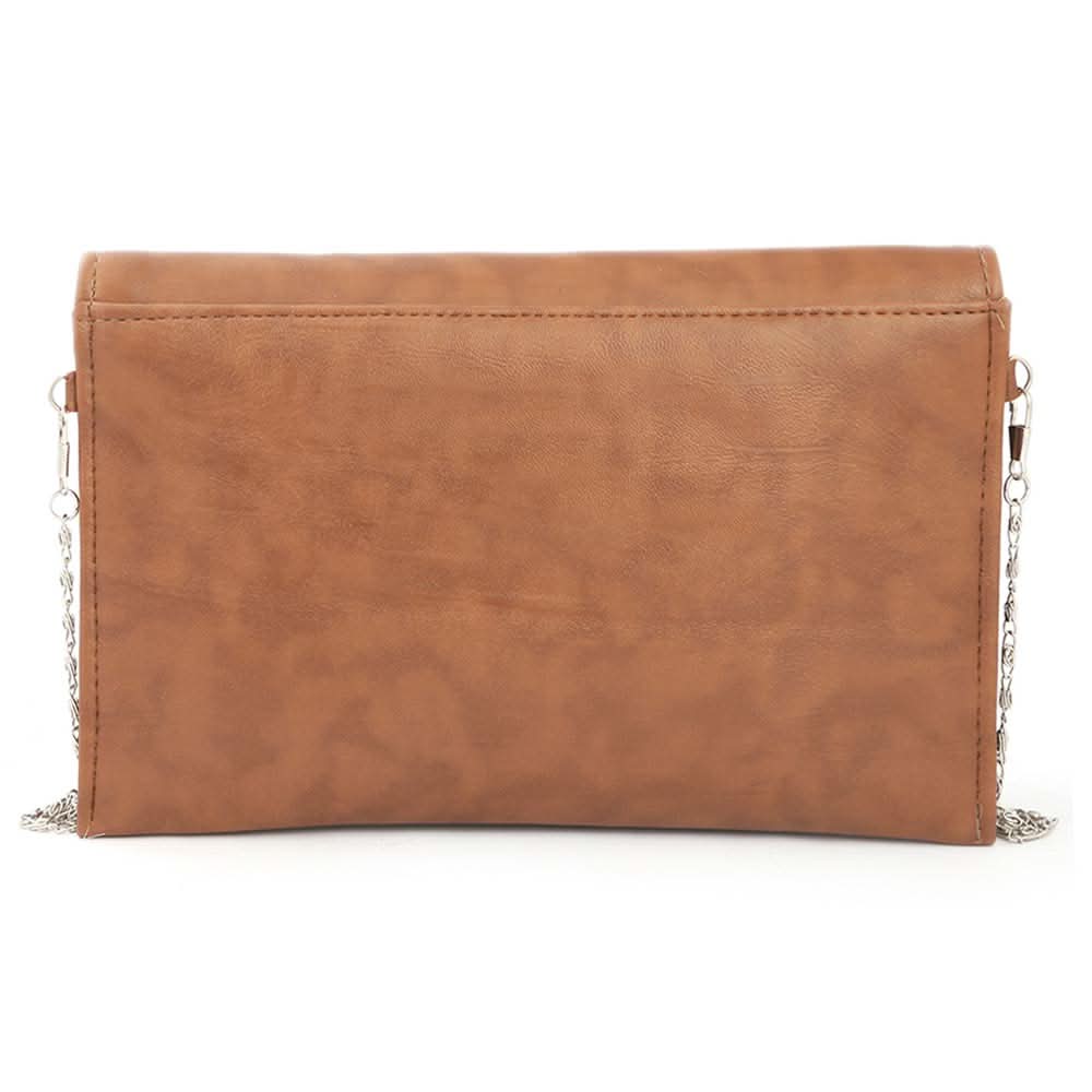 Women's Clutch (Kam-245) - Brown, Women, Clutches, Chase Value, Chase Value