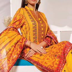 VS-MISRI Digital Printed Lawn V-3 3 Pcs Un-Stitched Suit - 24A, Women, 3Pcs Shalwar Suit, VS Textiles, Chase Value