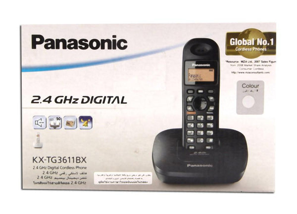 Panasonic Digital Cordless Phone KX-TG3611BX - Chase Value Centre