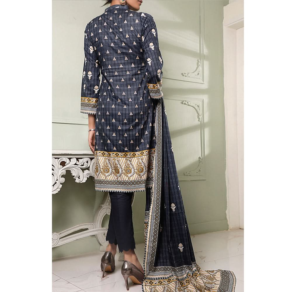 VS Signature Series Printed Lawn 3 Pcs Un-Stitched Suit Vol 1 - 2601-A, Women, 3Pcs Shalwar Suit, VS Textiles, Chase Value
