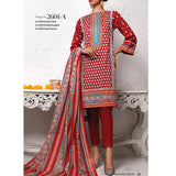 VS Signature Series Printed Lawn 3 Pcs Un-Stitched Suit Vol 1 - 2604-A, Women, 3Pcs Shalwar Suit, VS Textiles, Chase Value