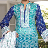 VS Signature Series Printed Lawn 3 Pcs Un-Stitched Suit Vol 1 - 2606-A, Women, 3Pcs Shalwar Suit, VS Textiles, Chase Value