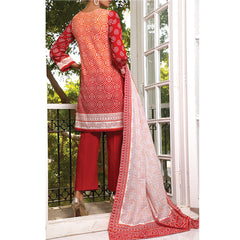 VS Signature Series Printed Lawn 3 Pcs Un-Stitched Suit Vol 1 - 2606-B, Women, 3Pcs Shalwar Suit, VS Textiles, Chase Value