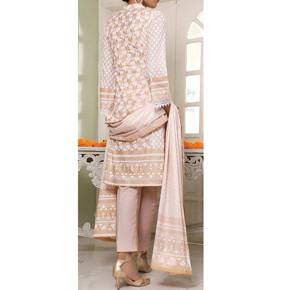 VS Signature Series Printed Lawn 3 Pcs Un-Stitched Suit Vol 1 - 2607-B, Women, 3Pcs Shalwar Suit, VS Textiles, Chase Value