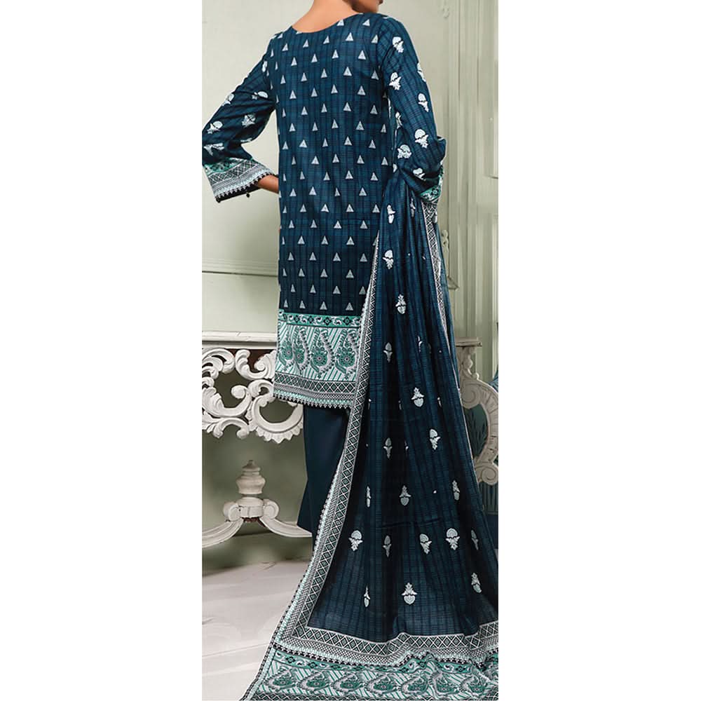 VS Signature Series Printed Lawn 3 Pcs Un-Stitched Suit Vol 1 - 2601-B, Women, 3Pcs Shalwar Suit, VS Textiles, Chase Value