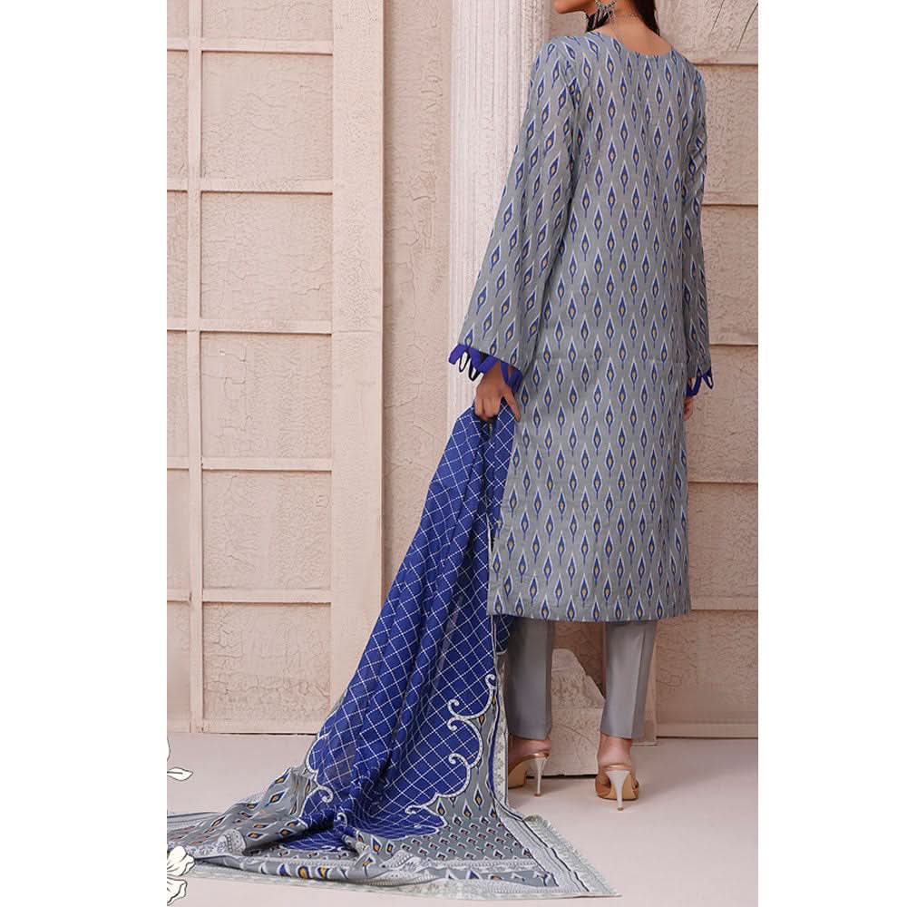 Signature Printed Lawn 3Pcs Unstitched Suit V1, Women, 3Pcs Shalwar Suit, Chase Value, Chase Value