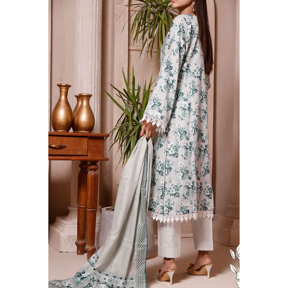 Signature Printed Lawn 3Pcs Unstitched Suit V1, Women, 3Pcs Shalwar Suit, Chase Value, Chase Value