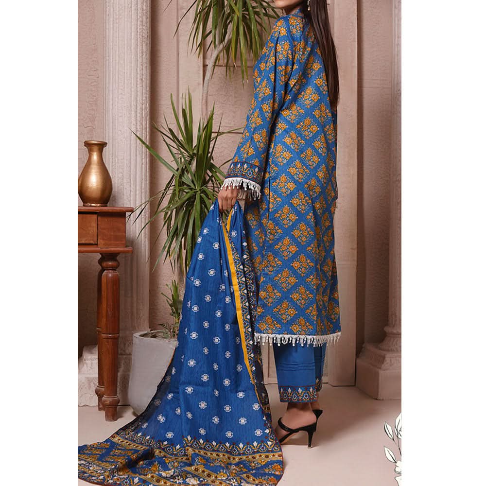 Signature Printed Lawn 3Pcs Unstitched Suit V1, Women, 3Pcs Shalwar Suit, Chase Value, Chase Value