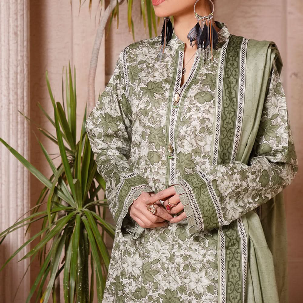 Signature Printed Lawn 3Pcs Unstitched Suit V1, Women, 3Pcs Shalwar Suit, Chase Value, Chase Value