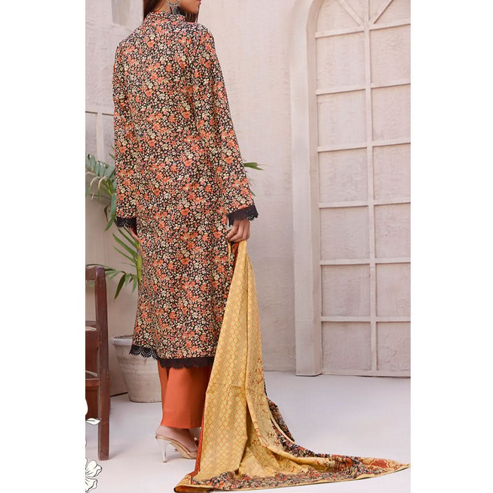 Signature Printed Lawn 3Pcs Unstitched Suit V1, Women, 3Pcs Shalwar Suit, Chase Value, Chase Value