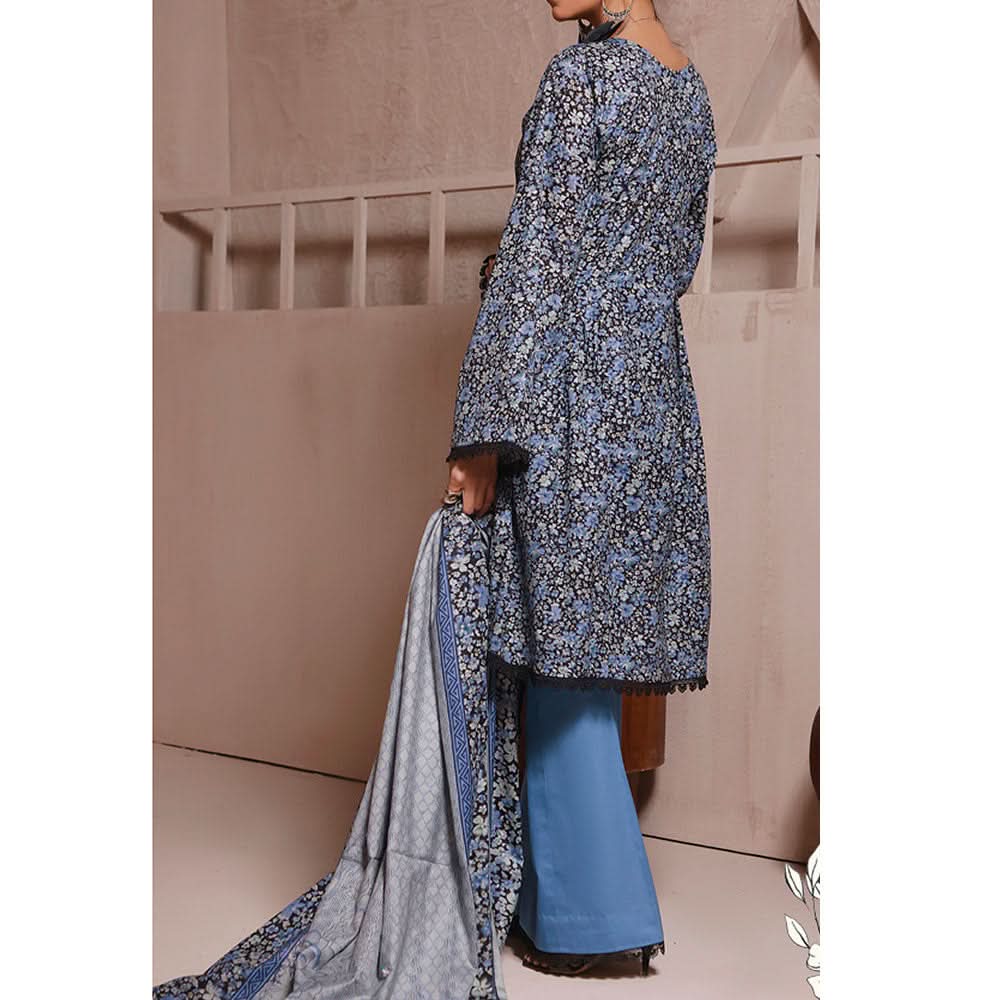 Signature Printed Lawn 3Pcs Unstitched Suit V1, Women, 3Pcs Shalwar Suit, Chase Value, Chase Value