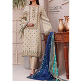 Signature Printed Lawn 3Pcs Unstitched Suit V1, Women, 3Pcs Shalwar Suit, Chase Value, Chase Value