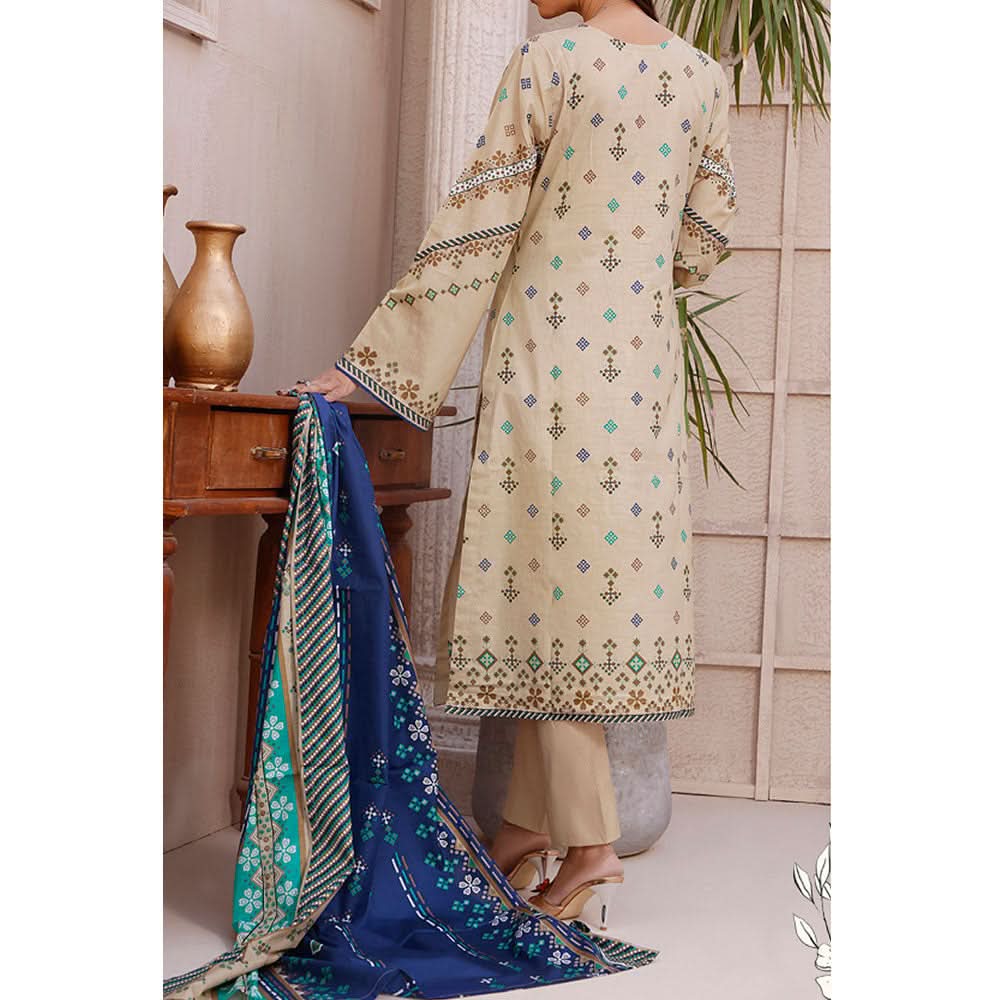 Signature Printed Lawn 3Pcs Unstitched Suit V1, Women, 3Pcs Shalwar Suit, Chase Value, Chase Value