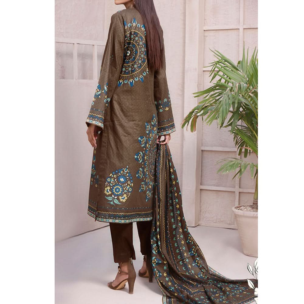 Signature Printed Lawn 3Pcs Unstitched Suit V1, Women, 3Pcs Shalwar Suit, Chase Value, Chase Value