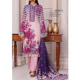 Signature Printed Lawn 3Pcs Unstitched Suit V1, Women, 3Pcs Shalwar Suit, Chase Value, Chase Value