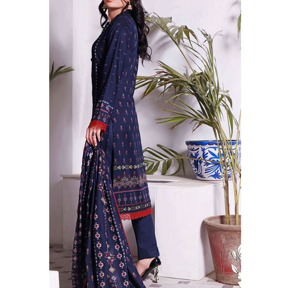 Signature Printed Lawn 3Pcs Unstitched Suit V1, Women, 3Pcs Shalwar Suit, Chase Value, Chase Value