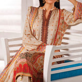 VS-MISRI Digital Printed Lawn V-3 3 Pcs Un-Stitched Suit - 26A, Women, 3Pcs Shalwar Suit, VS Textiles, Chase Value