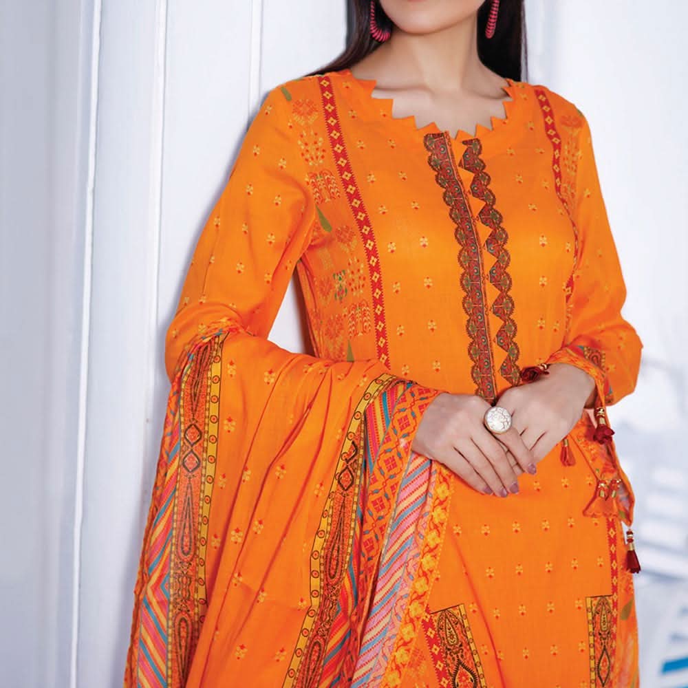 VS-MISRI Digital Printed Lawn V-3 3 Pcs Un-Stitched Suit - 26B, Women, 3Pcs Shalwar Suit, VS Textiles, Chase Value