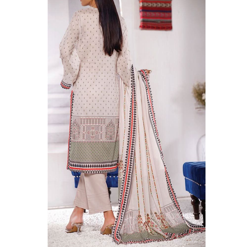 VS-MISRI Digital Printed Lawn V-3 3 Pcs Un-Stitched Suit - 27B, Women, 3Pcs Shalwar Suit, VS Textiles, Chase Value