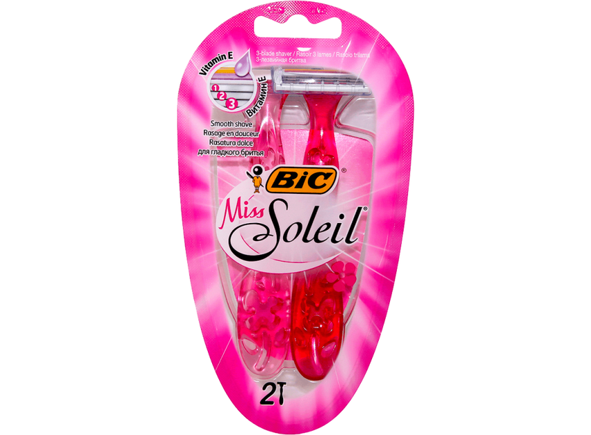BIC Miss Sociel 2Pcs Blister Pack, Beauty & Personal Care, Razor and Cartridges, Chase Value, Chase Value