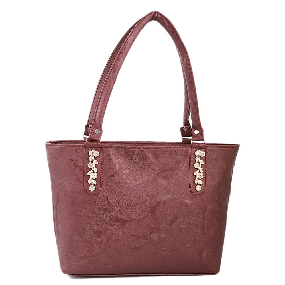 Women's Handbag (2814) - Maroon, Women, Bags, Chase Value, Chase Value