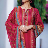 VS-MISRI Digital Printed Lawn V-3 3 Pcs Un-Stitched Suit - 28B, Women, 3Pcs Shalwar Suit, VS Textiles, Chase Value