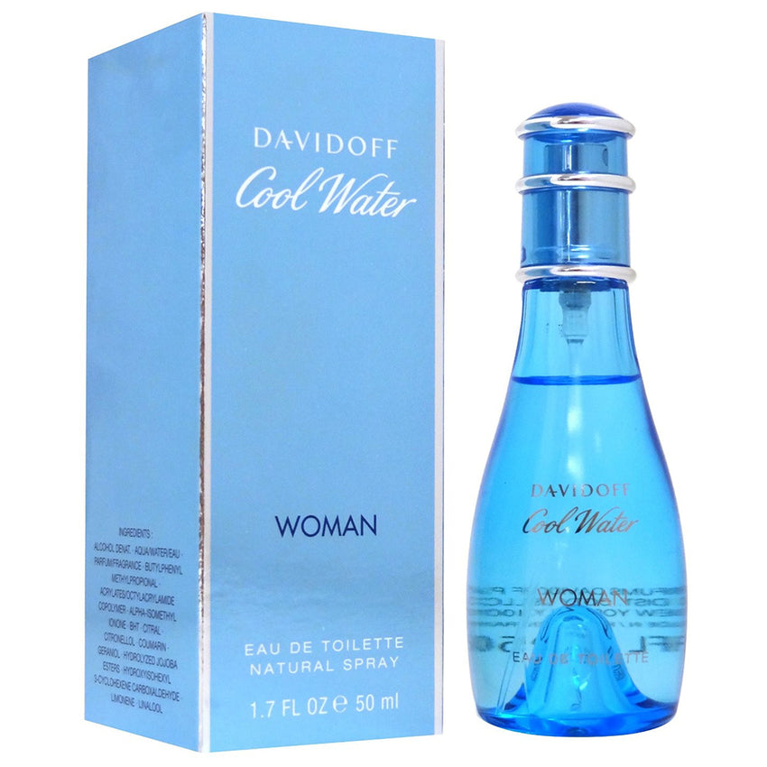 Davidoff Cool Water Eau De Toilette For Women - 50 ML, Beauty & Personal Care, Women Perfumes, DavidOff, Chase Value