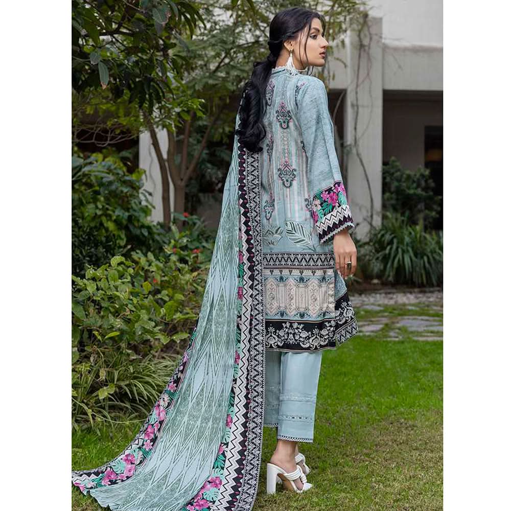 Anum Printed Lawn Unstitiched 3Pcs Suit V1 - A-2, Women, 3Pcs Shalwar Suit, Al-Zohaib Textiles, Chase Value