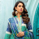 Anum Classic Printed Lawn 3 Pcs Un-Stitched Suit V 5 - 2-C, Women, 3Pcs Shalwar Suit, Al-Zohaib Textiles, Chase Value
