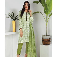 Lakhany Safina Febron Printed Lawn 3 Pcs Un-Stitched Suit - 2C, Women, 3Pcs Shalwar Suit, LSM Textiles, Chase Value