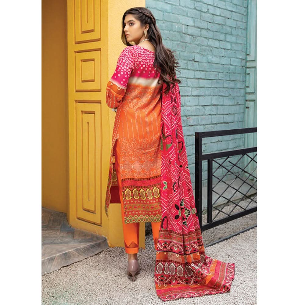 Anum Classic Printed Lawn 3 Pcs Un-Stitched Suit V 5 - 2-D, Women, 3Pcs Shalwar Suit, Al-Zohaib Textiles, Chase Value