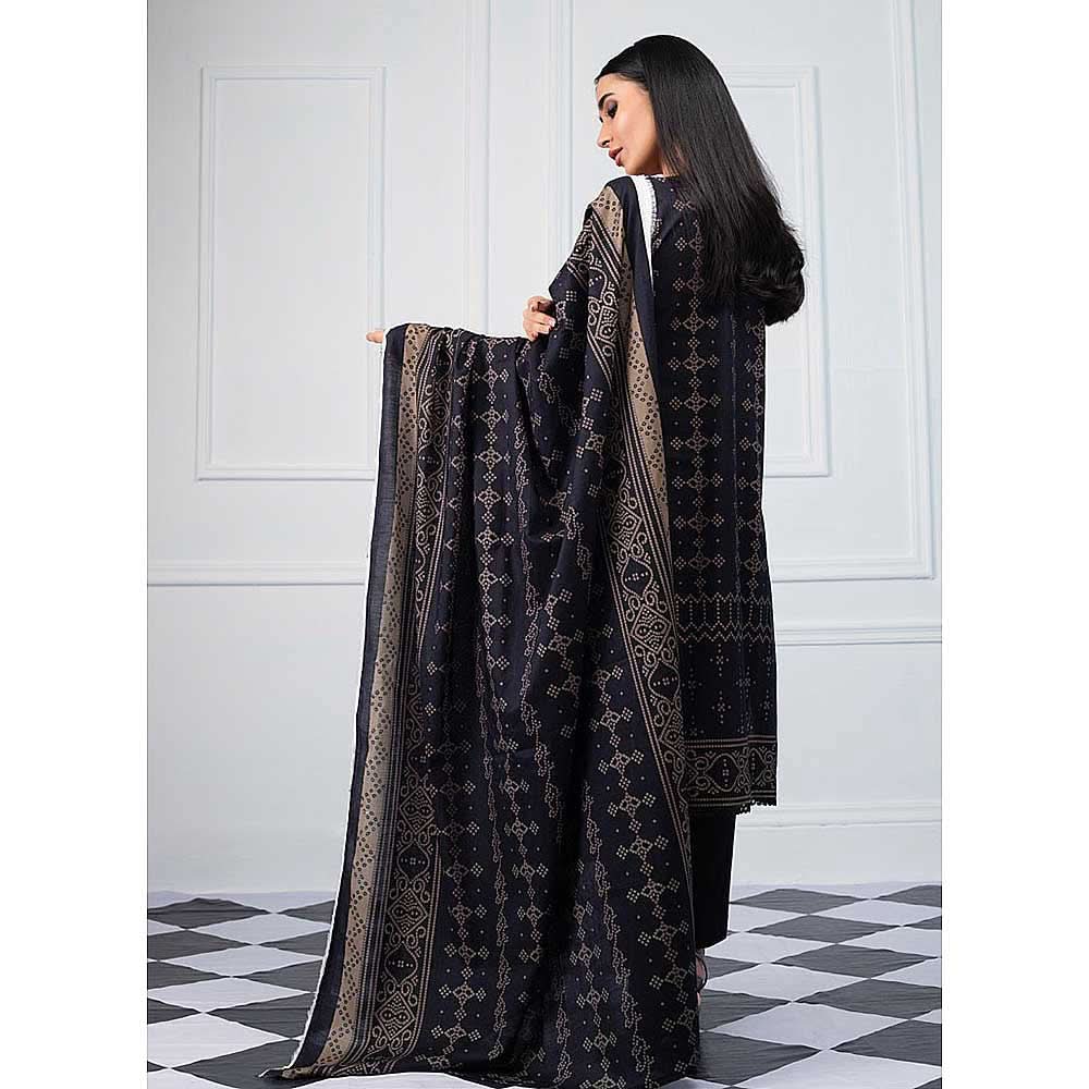 Salina Black & White Printed Lawn 3 Piece Un-Stitched Suit - 02, Women, 3Pcs Shalwar Suit, Regalia Textiles, Chase Value