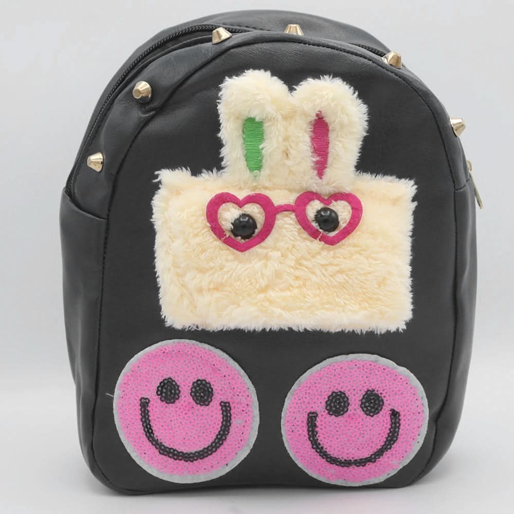 Girls Backpack 7572-C - Black, Kids, School And Laptop Bags, Chase Value, Chase Value