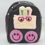 Girls Backpack 7572-C - Black, Kids, School And Laptop Bags, Chase Value, Chase Value