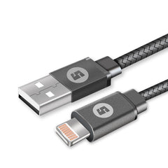 Space CE-410 Charge Sync Braided Lightning Cable, Home & Lifestyle, Usb Cables, Chase Value, Chase Value