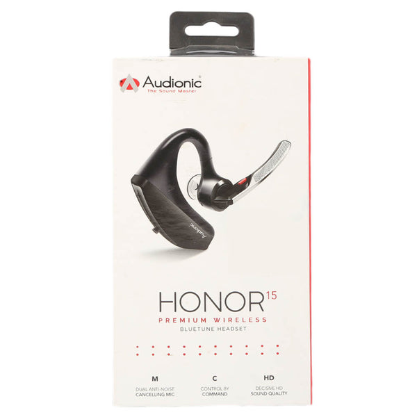 Audionic Honor 15 Bluetune Headset - Black, Home & Lifestyle, Hand Free / Head Phones, Chase Value, Chase Value