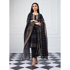 Salina Black & White Printed Lawn 3 Piece Un-Stitched Suit - 02, Women, 3Pcs Shalwar Suit, Regalia Textiles, Chase Value