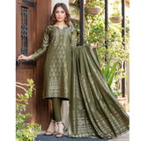 RA PEACH Jacquard Baroshia unstitched 3pc Suit, Women, 3Pcs Shalwar Suit, Chase Value, Chase Value