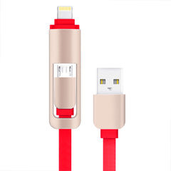 Standard Dual 2 In 1 Cable - Red, Home & Lifestyle, Usb Cables, Chase Value, Chase Value