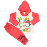 Boys Full Sleeves Polar Suit 8850 - Pink, Kids, Boys Sets And Suits, Chase Value, Chase Value