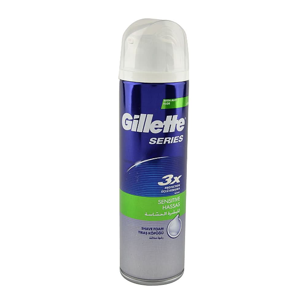 Gillette Series Pure & Sensitive Foam - 245g, Beauty & Personal Care, After Shaves, P&G, Chase Value