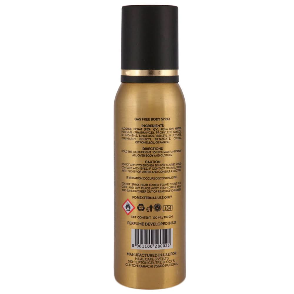 Bold Special Edition Prestige Body Spray 120ml, Men Body Spray & Mist, Bold, Chase Value