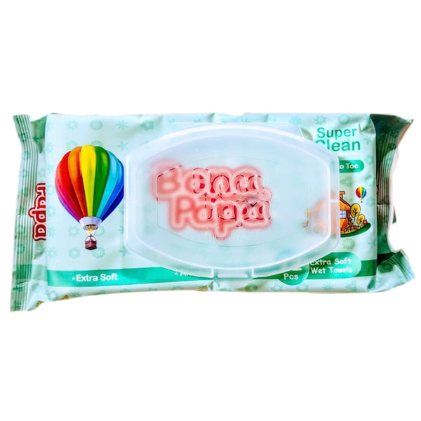 Bona Papa Magic Wipes 72 Pieces - Cyan, Kids, Wipes, Chase Value, Chase Value