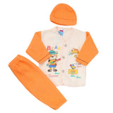 Newborn Boy Full Sleeves Polar Suit 3884 - Orange, Kids, NB Boys Sets And Suits, Chase Value, Chase Value