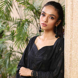 Kalyan Black & White Embroidered Shifli 3 Piece Un-Stitched Suit - 02, Women, 3Pcs Shalwar Suit, ZS Textiles, Chase Value