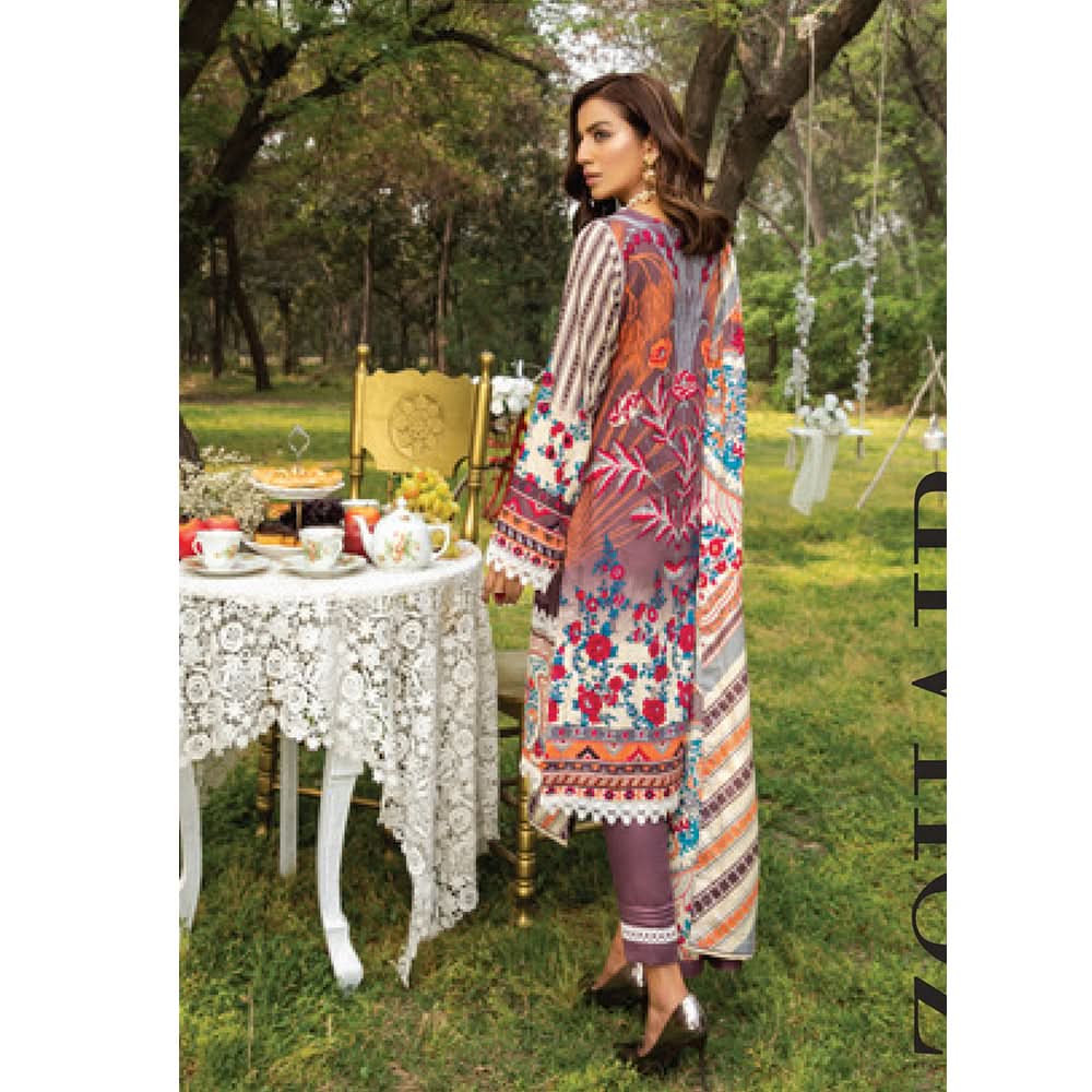 Anum Classic Printed Lawn 3 Pcs Un-Stitched Suit Vol 3 - 2-B, Women, 3Pcs Shalwar Suit, Al-Zohaib Textiles, Chase Value
