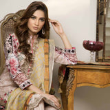 Zmaria Embroidered Lawn Un-Stitched Suit - 2B, Women, 3Pcs Shalwar Suit, ZS Textiles, Chase Value