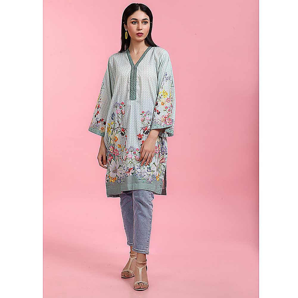Regalia Tunic Printed Cambric Lawn Un-Stitched Kurti Vol 2 - 03, Women, Unstitched Kurti, Regalia Textiles, Chase Value